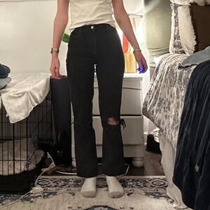 Abercrombie Curve Love Straight Leg Jeans